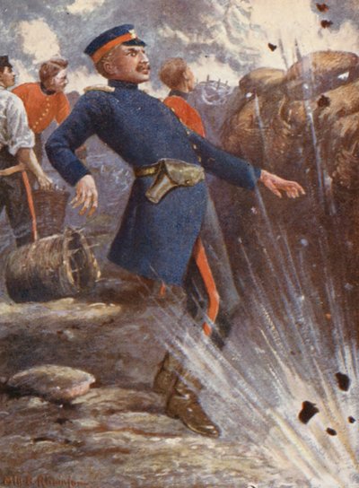 Illustrasjon til general Gordons liv (fargelitografi) av William B. Robinson