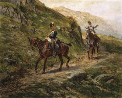 Et glimt av fienden, ca. 1910 av William Barnes Wollen