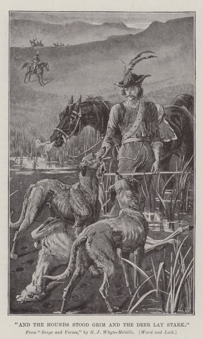 Og hundene sto dystre og hjorten lå stiv av William Barnes Wollen
