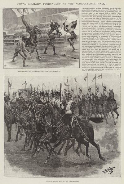 Kongelig Militærturnering i Landbrukshallen av William Barnes Wollen
