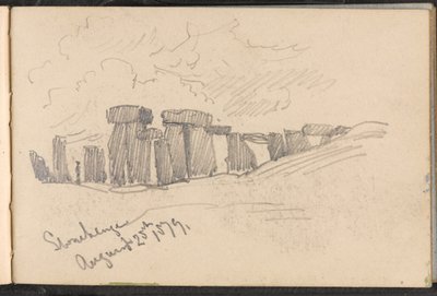?Stonehenge, 25. august 1879? av William Barnes Wollen