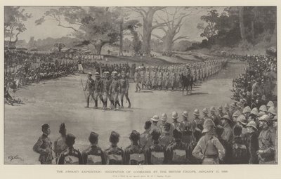 Ashanti-ekspedisjonen, okkupasjon av Coomassie av de britiske troppene, 17. januar 1896 av William Barnes Wollen