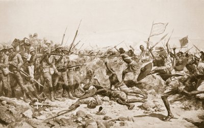 Slaget ved Abu Klea, 17. januar 1885, illustrasjon fra 