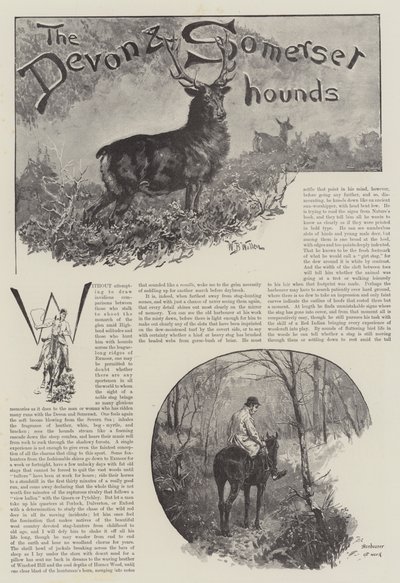 Devon- og Somerset-hundene av William Barnes Wollen
