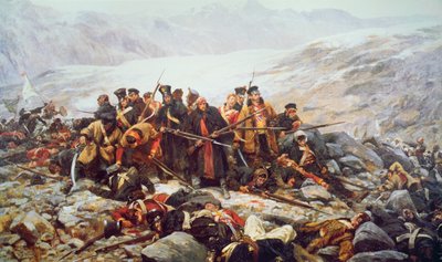 The Last Stand of the 44th Regiment ved Gundamuck under retretten fra Kabul av William Barnes Wollen
