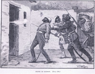 Hodsons død 1858 e.Kr av William Barnes Wollen