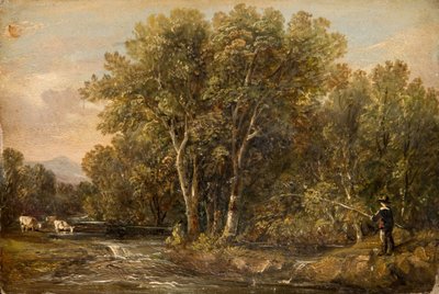 Skoglandskap, 1851. av William Bath