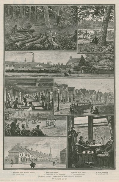 Voksende London; skisser i de vestlige forstedene av William Bazett Murray