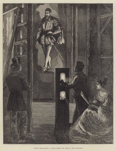 Modern Ghost-Raising, en skisse bak kulissene ved Polytechnic av William Bazett Murray