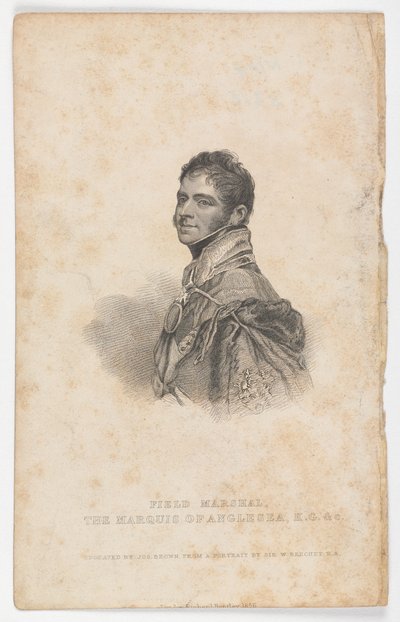 ?Feltmarskalk The Marquis of Anglesea K.G. & C.?, 1820 av William Beechey