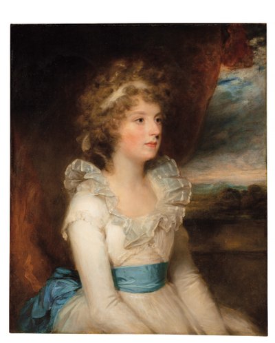 Portrett av Elizabeth Keene (d. 1845) (olje på lerret) av William Beechey