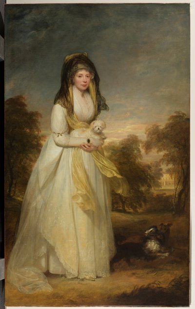 Portrett av dronning Charlotte (1744-1818) av William Beechey