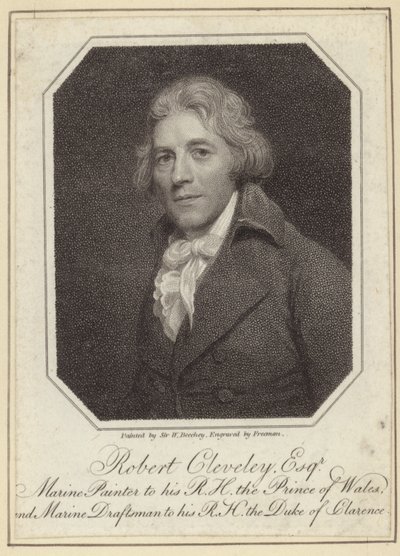 Portrett av Robert Cleveley av William Beechey