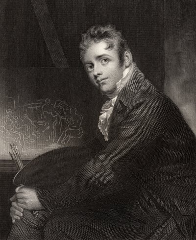 Sir David Wilkie, gravert av H. Robinson, fra 