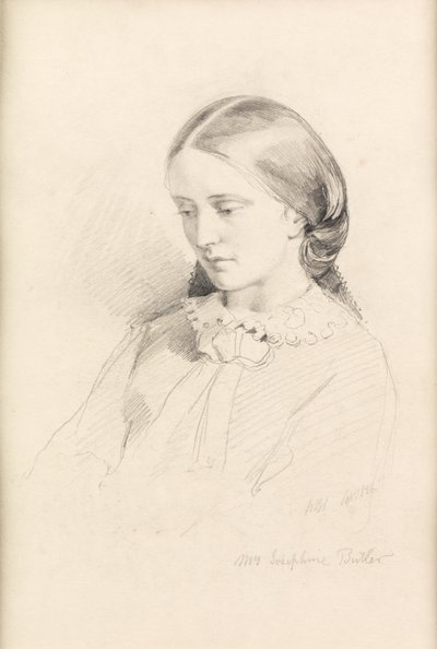 Josephine Butler, tidlig feministisk kampanje, 1856 av William Bell Scott