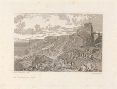 Bow and Arrow Castle, Isle of Portland av William Bernard Cooke