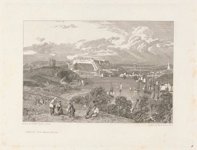 Plymouth, fra Mount Batten av William Bernard Cooke