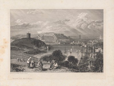Plymouth, med Mount Batten av William Bernard Cooke