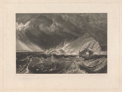 The Mewstone, inngangen til Plymouth Sound av William Bernard Cooke