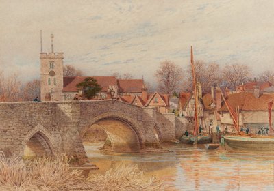 Aylesford bridge av William Biscombe Gardner