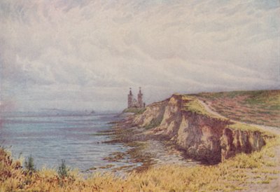 Cliffs at Reculver, 1910 av William Biscombe Gardner