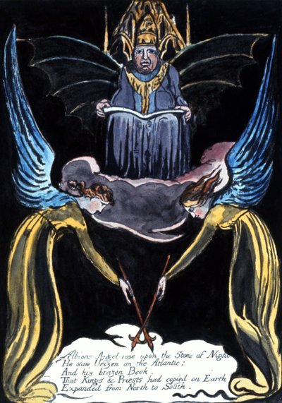 Albions engel reiste seg på av William Blake