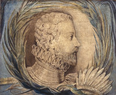Alonso de Ercilla y Zúñiga, ca. 1800 (tempera på lerret) av William Blake