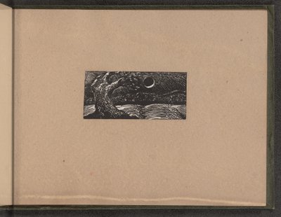 Sprengt tre og flate avlinger, 1821. av William Blake