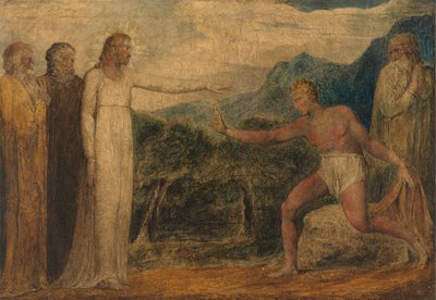 Kristus gir synet til Bartimeus av William Blake