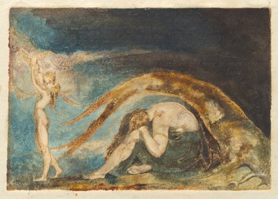 Dream of Thiralatha [fra Amerika, kansellert plate d], ca. 17941796. av William Blake