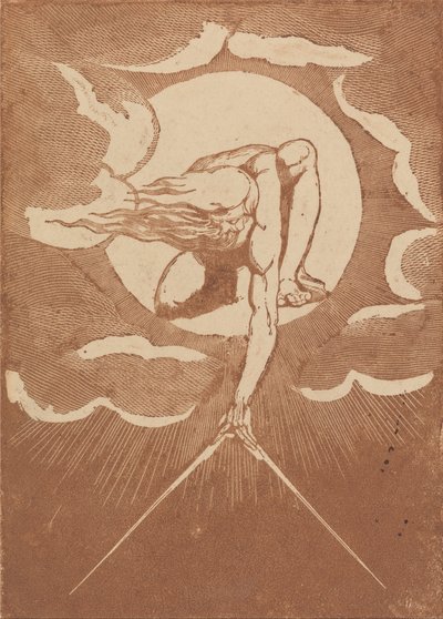 Europa. En profeti, frontispice bevis inntrykk av William Blake