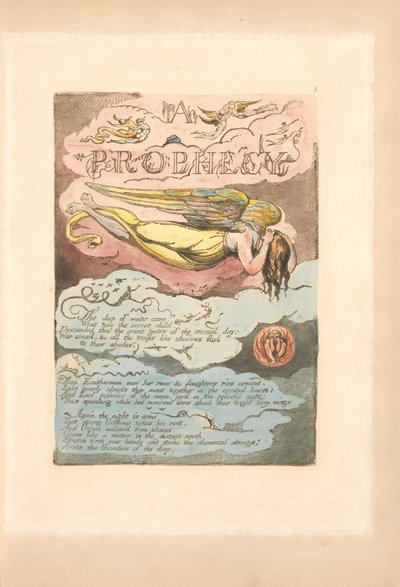Europa. A Prophecy, Plate 5, A - Prophecy - Vinterens dyp kom. . . . (Bentley 6) av William Blake