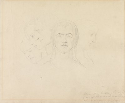 Fem visjonære hoder for kvinner av William Blake