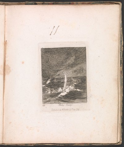 For barn. The Gates of Paradise, Plate 12, Hjelp! Hjelp! av William Blake