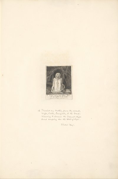 For kjønnene - The Gates of Paradise, Plate 18, har jeg sagt til ormen. . . . av William Blake