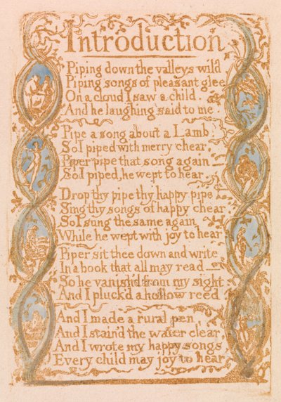 Einführung (Tafel 3) av William Blake