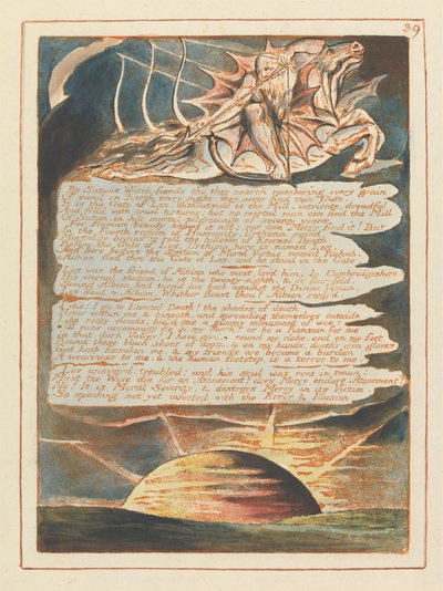 Jerusalem, Plate 39, Av Satans Watch-fiends.... av William Blake