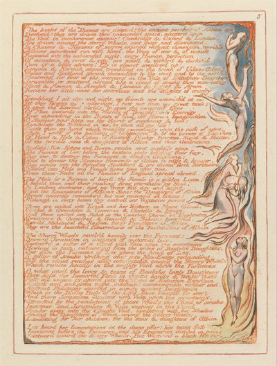 Jerusalem, plate 5, Themsens bredder .... av William Blake