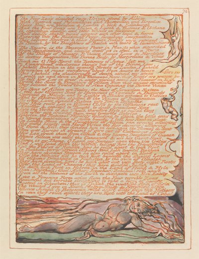 Jerusalem, plate 74, The Four Zoa