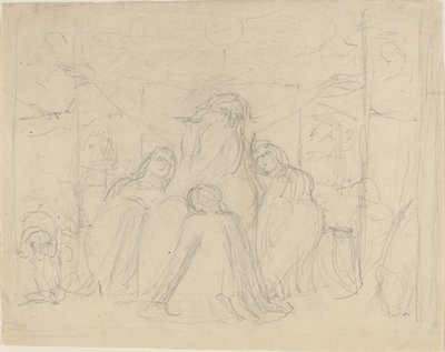 Job og hans døtre av William Blake