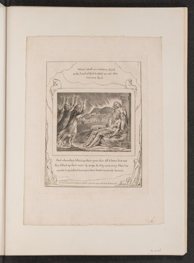 Jobs trøster, 1825. av William Blake