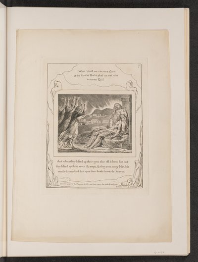 Jobs trøster, 1825. av William Blake