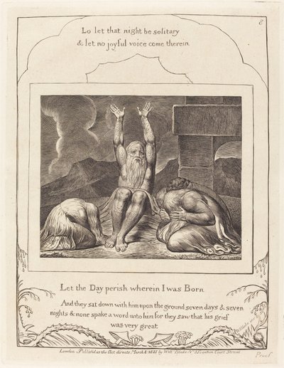 Jobs fortvilelse av William Blake