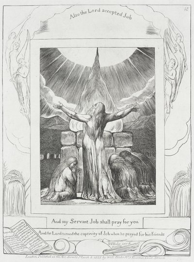 Jobs bønn hørt av William Blake