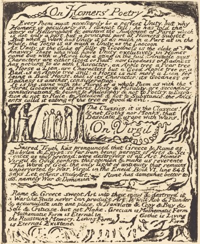 Om Homers poesi (og) Om Virgil av William Blake