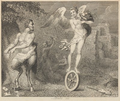 Pan og Fourtune av William Blake