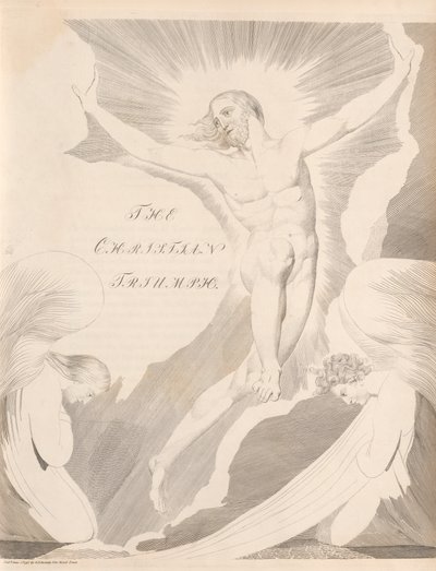 Plate 31 (side 65): [Natt den fjerde] 'THE/ CHRISTIAN/ TRIUMPH' av William Blake
