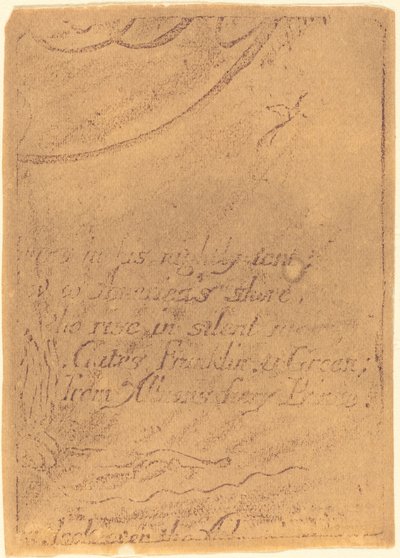 Gjenta fra fragment av kansellert plate for A Prophecy, 1793. av William Blake