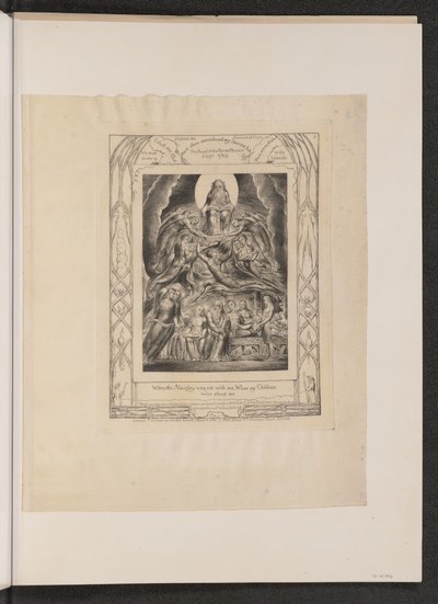 Satan foran Guds trone av William Blake