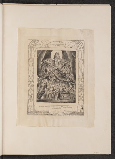 Satan foran Guds trone av William Blake